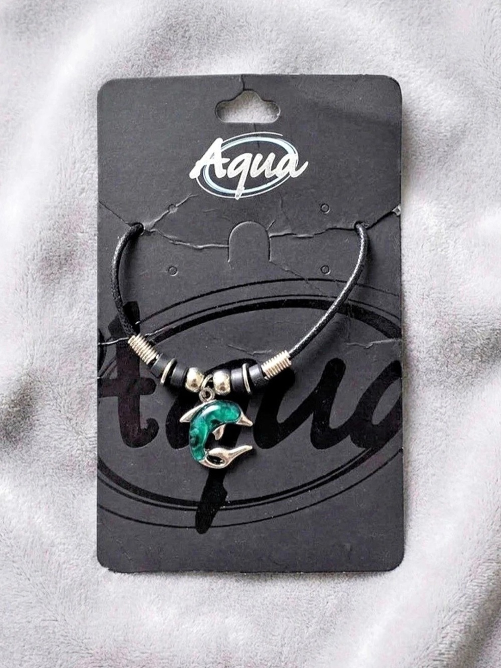 Green Dolphin Pendant Necklace NWT